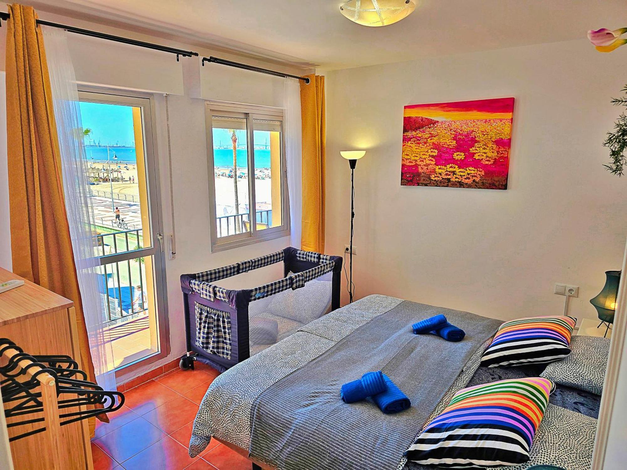 Beachfront Duplex 1ª Linea & Terraces Oceanfront El Puerto de Santa María Buitenkant foto